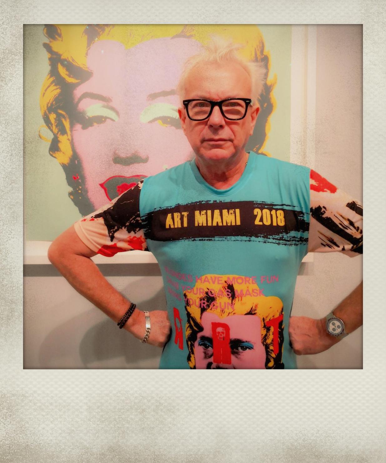 TD with Warhols Marilyn instant